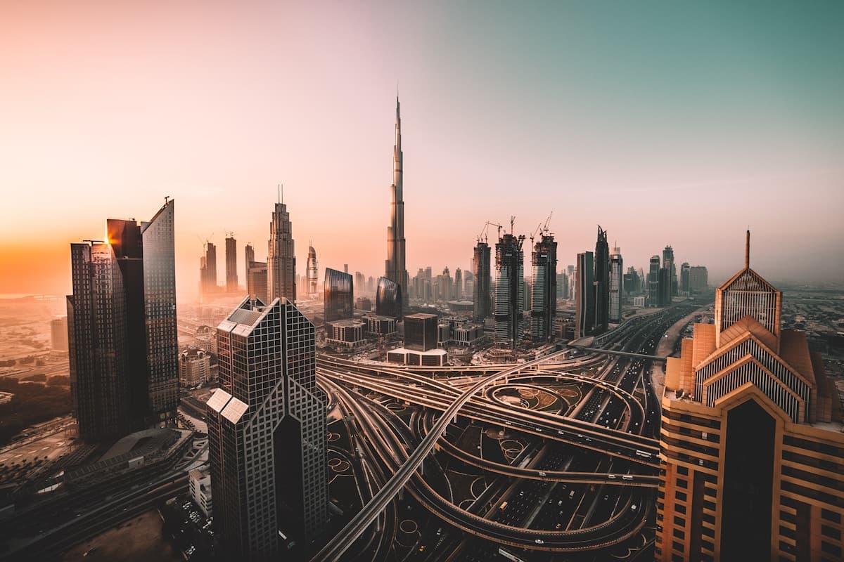 Dubai skyline and luxury properties